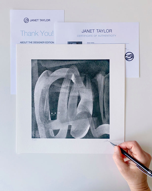 Designer Edition print 2020 by Janet Taylor.