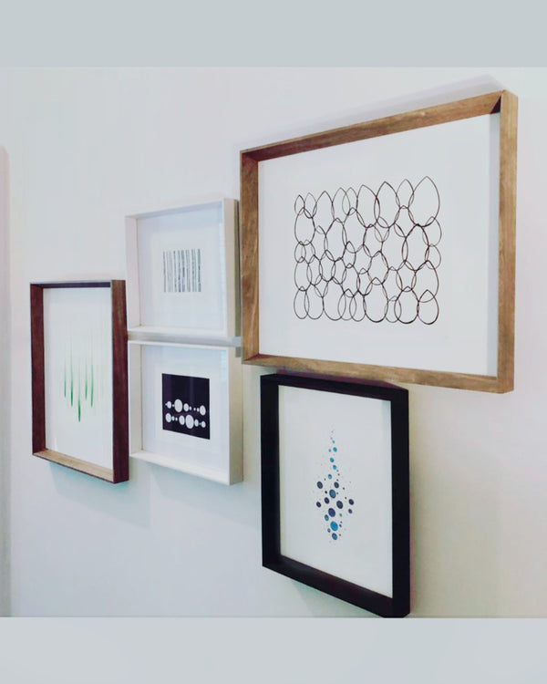 Gallery Wall of Household Art Prints