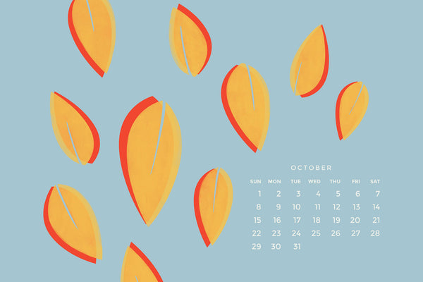 October Wallpaper Download Blog Header