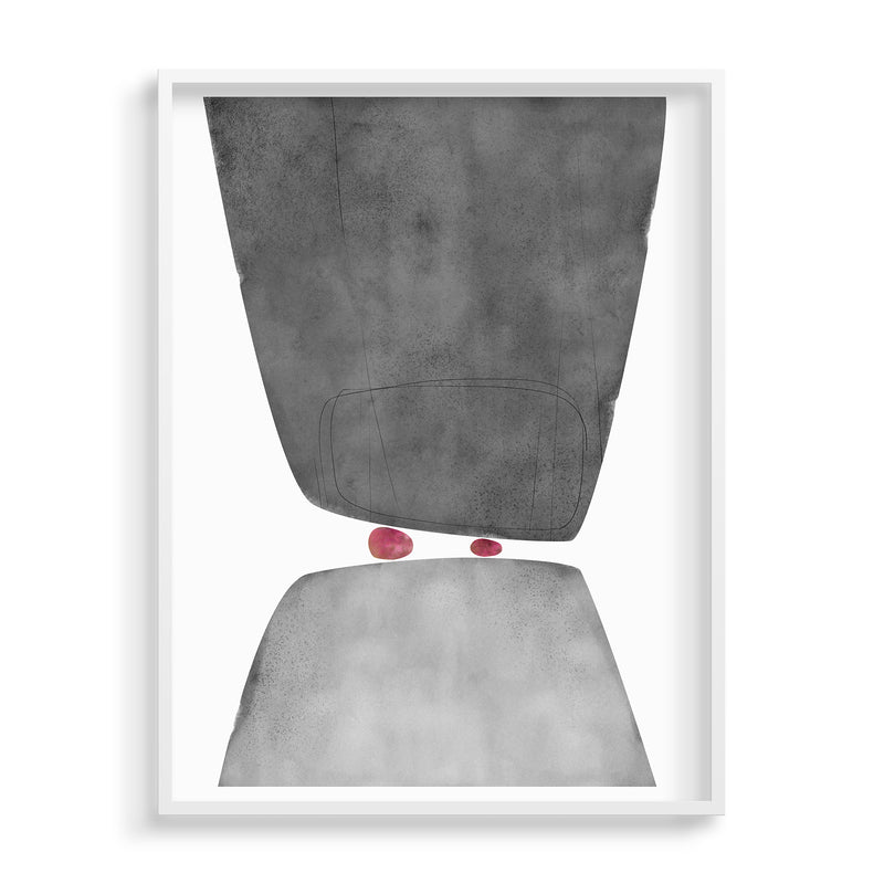 Between A Rock Limited Edition Framed Fine Art Print by Janet Taylor | Household Art.