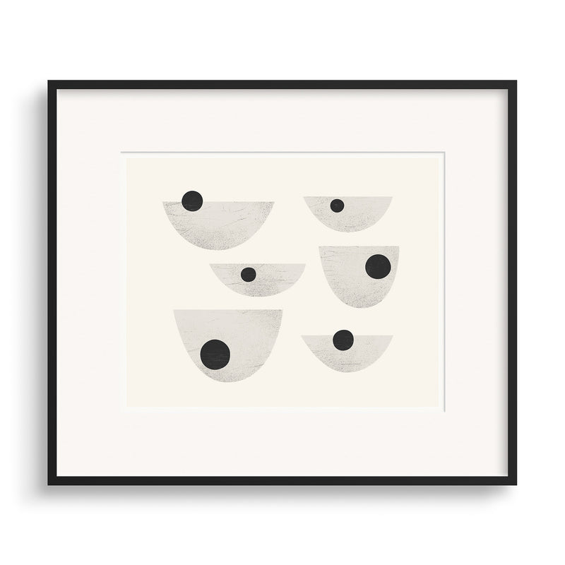 Black framed image of Drift Graphic Print by Janet Taylor | Household Art.