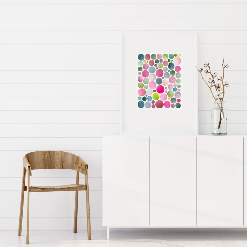 A limited edition print by Janet Taylor | Household Art adds a hit of color and vibrance.