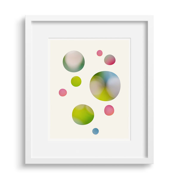 White framed version of 'We Were Dreaming', a limited edition fine art print by Janet Taylor | Household Art.