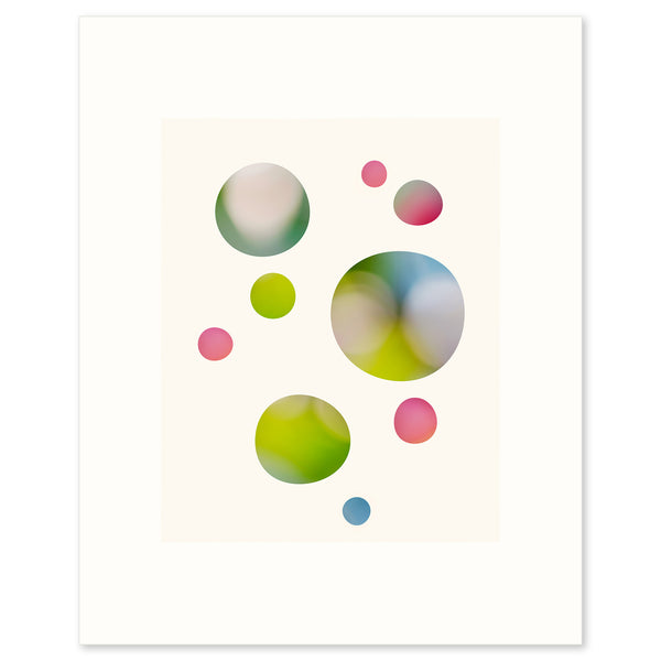 Unframed version of 'We Were Dreaming', an abstract modern graphic limited edition fine art print by Janet Taylor | Household Art.