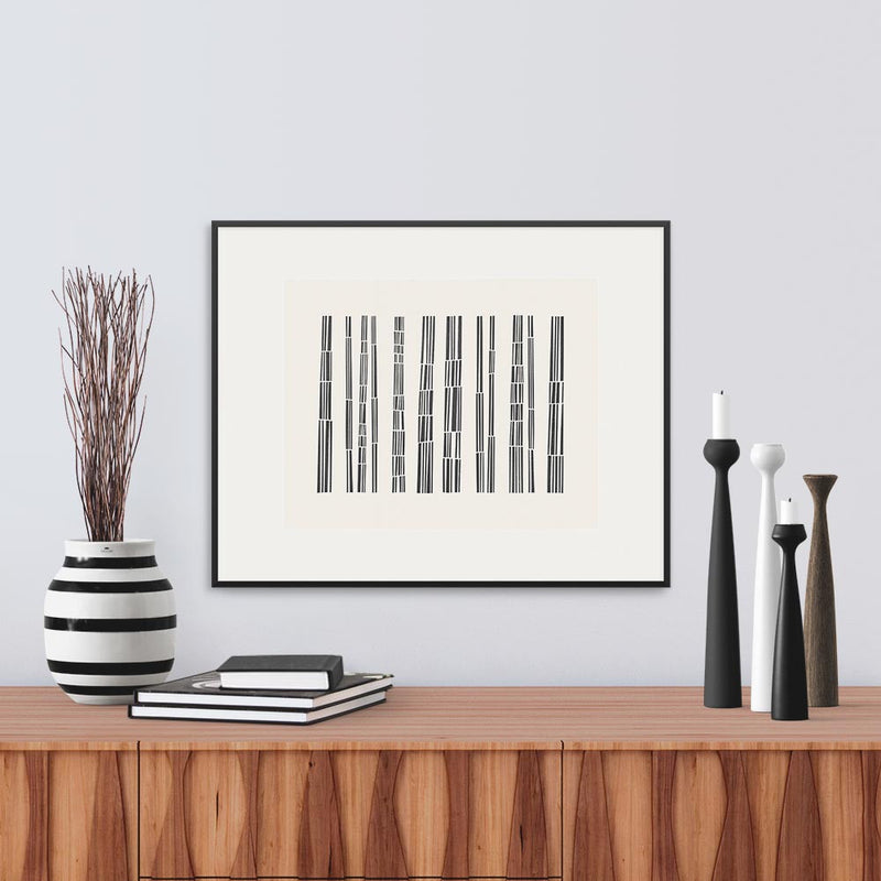 Framed View of Bark Song Graphic Limited Edition Print, by Janet Taylor | Household Art..