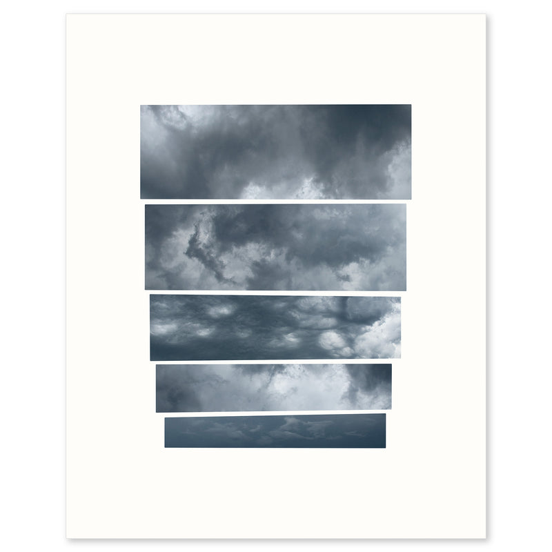 Graphic fine art capturing the mood of an oncoming storm, by Janet Taylor | Household Art..