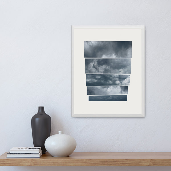 Fine art print ‘Portent’, by Janet Taylor | Household Art, framed on a wall.