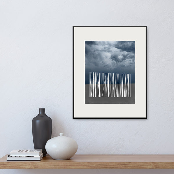 Limited Edition ‘Stand’ print, framed on a wall, by Janet Taylor | Household Art.
